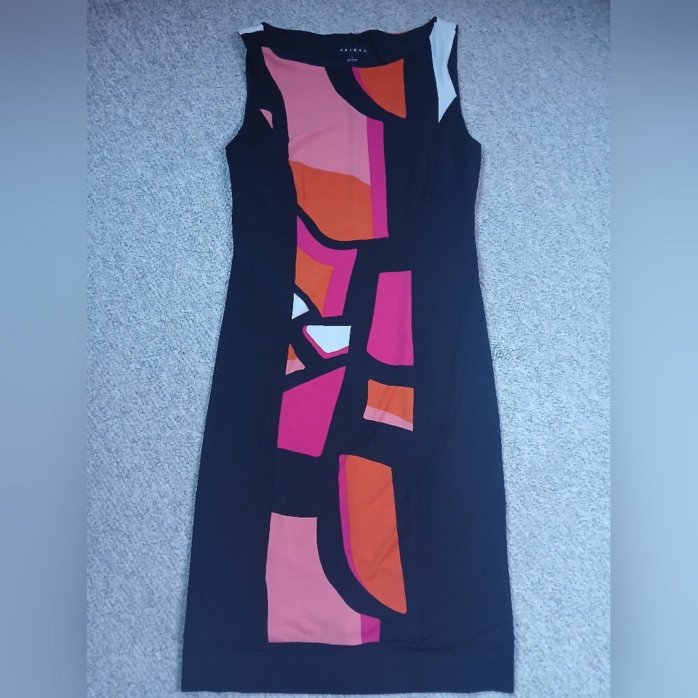 TRIBAL Color Block Dress